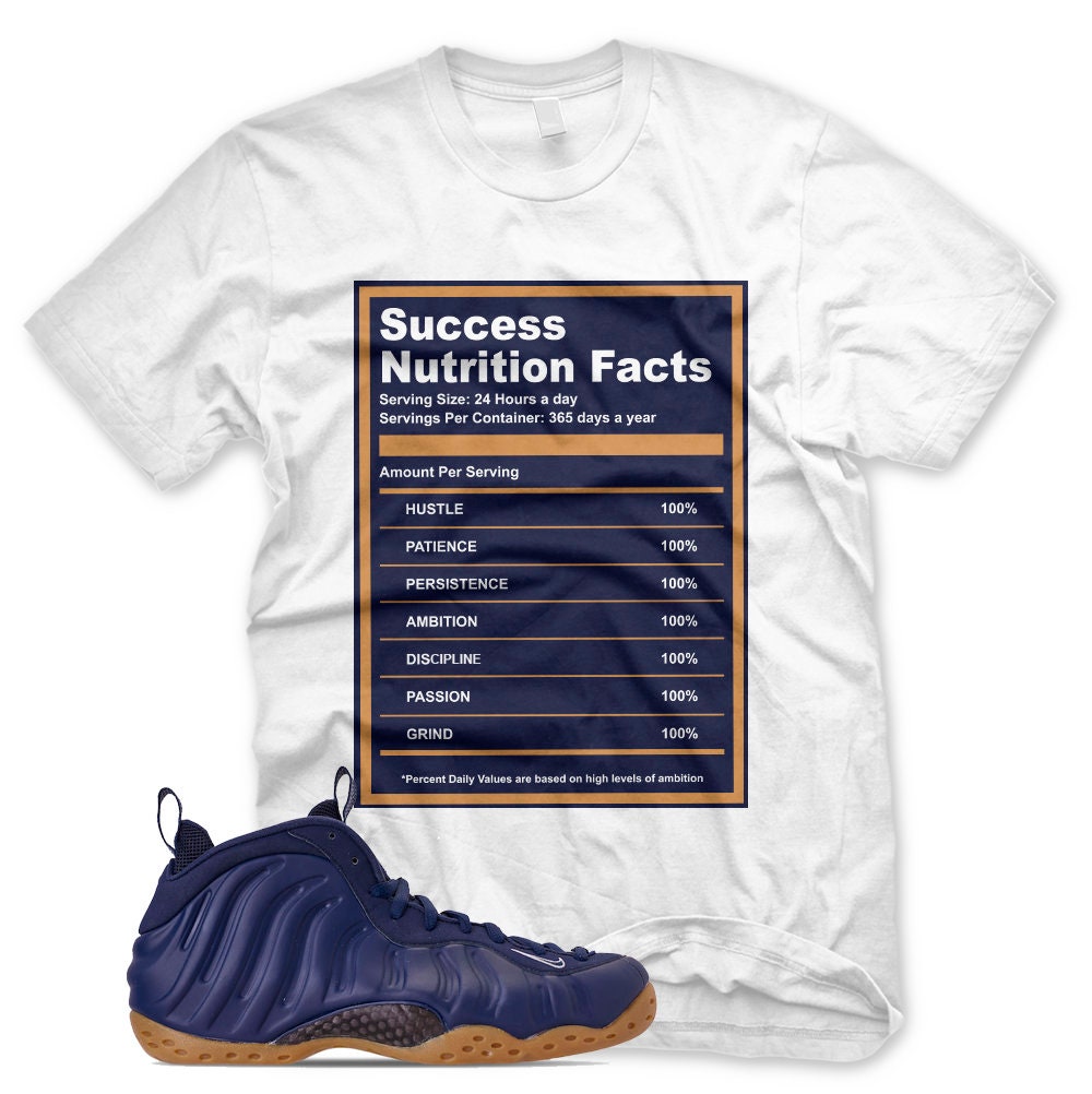navy blue foamposite shirt