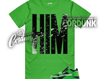 Green Spark Scott Vapor Black Travis Rex T Shirt Match HIMTALL