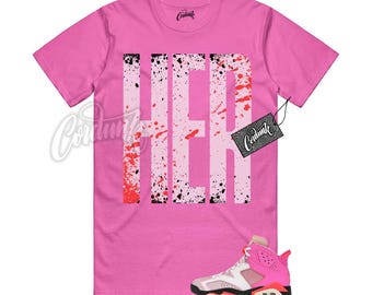 6 Awake NY Playful Pink Infrared 23 T Shirt HERTALL