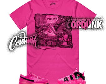 Dunk Pink Blast Black Air More Uptempo Fierce Low T Shirt Match TRUST