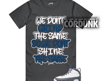 9 Flint Grey French Blue White 2026 13 Sneaker T Shirt Match GRIND