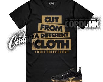 VaporMax Plus Metallic Gold Black Low Mid High 1 T Shirt Match CLOTH