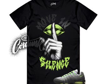 Air Max 95 Big Bubble Neon Black Yellow Cool Grey 2025 T Shirt Match MOVE