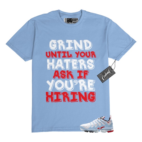 VaporMax Chicago White Black Psychic Blue University Red T Shirt to Match GTILL