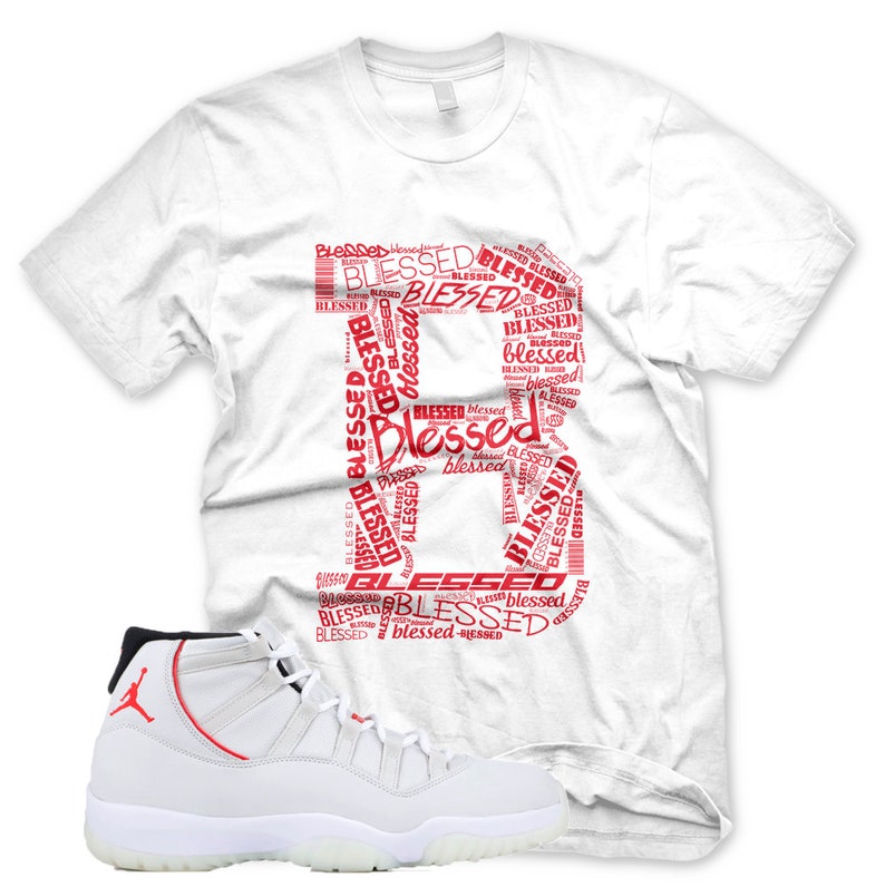 jordan 11 platinum tint t shirt