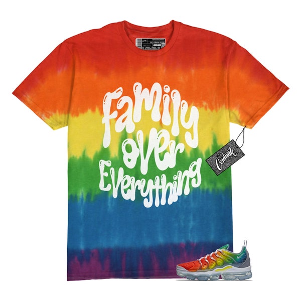 VaporMax Rainbow Returned Air White Neptune Green Dynamic Yellow Multicolor Plus Tie Dye T Shirt to Match FOE