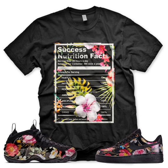 floral foamposites shirt