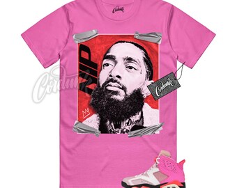 6 Awake NY Playful Pink Infrared 23 T Shirt NIP