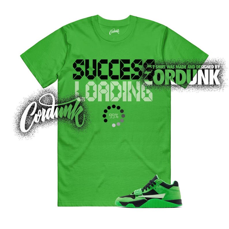 Green Spark Scott Vapor Black Travis Rex T Shirt Match LOADING Bild 1