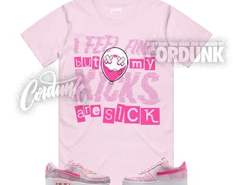 Air Force 1 Low '07 Pink Denim Max 90 Pink Foam Pearl White Pinksicle T Shirt Match SICK