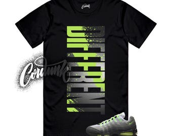Air Max 95 Big Bubble Neon Black Yellow Cool Grey 2025 T Shirt Match DFRNT