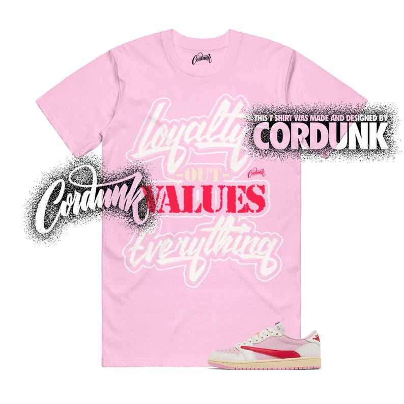 1 Tropical Pink Sail Shy Muslin Travis Low OG SP T Shirt Match Lylty image 1