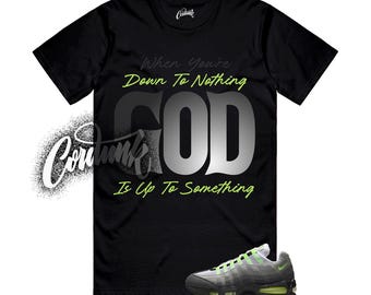 Air Max 95 Big Bubble Neon Black Yellow Cool Grey 2025 T Shirt Match UTS