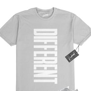 grey and white nike t shirt
