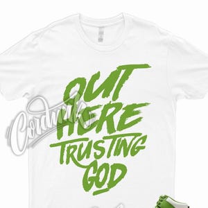 Dunk Chlorophyll Green Sail High T Shirt to Match TG