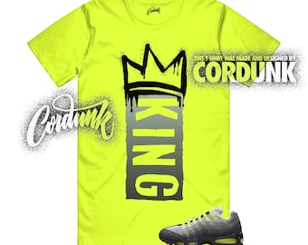 Air Max 95 Big Bubble Neon Yellow Black Cool Grey OG 2026 T Shirt Match K1