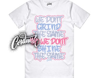 3 White Cobalt Bliss Blue Pink Glow Football Grey White Denim T Shirt Match DIFF