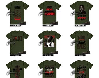 Spizike Beef Broccoli Medium Olive University Red Black Baroque Brown Sneaker T Shirt to Match - 90+ Designs To Choose From!