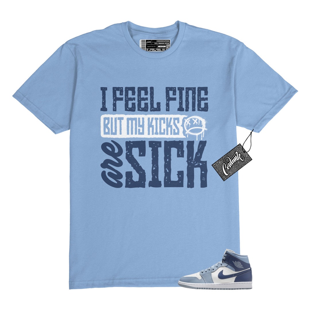 diffused blue 6s shirt