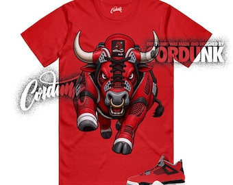 4 Toro Bravo Fire Red White Black Cement Grey 2026 T Shirt Match TORO3