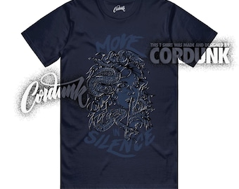 Vapormax Thunder Blue Midnight Navy Cool Grey T Shirt Match MIS