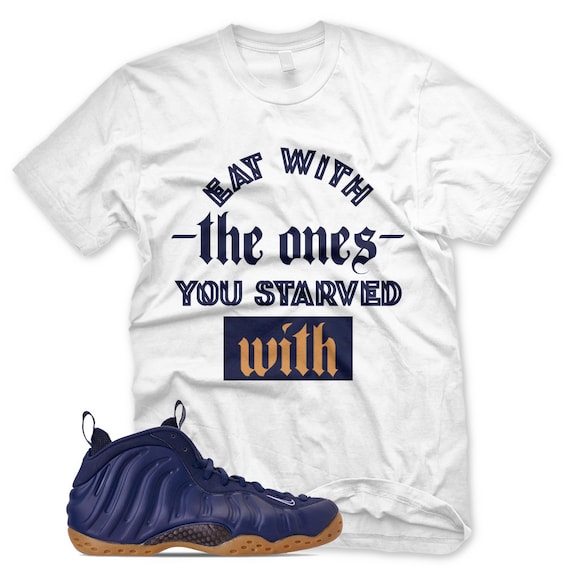 midnight navy foamposite shirt