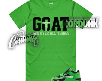 Green Spark Scott Vapor Black Travis Rex T Shirt Match GOAT