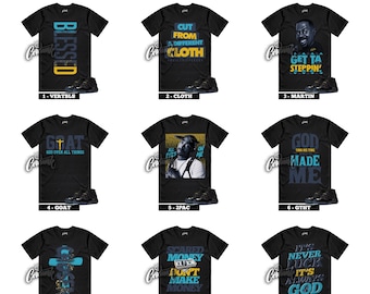 11 Gamma Blue Varsity Maize Black 2025 Sneaker T Shirt to Match - 90+ Designs To Choose From!