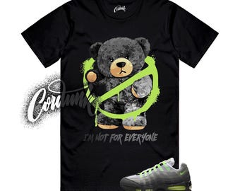 Air Max 95 Big Bubble Neon Black Yellow Cool Grey 2025 T Shirt Match NOT