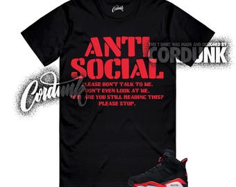 6 Infrared Salesman Black Light Crimson Solar Red T Shirt Match AS