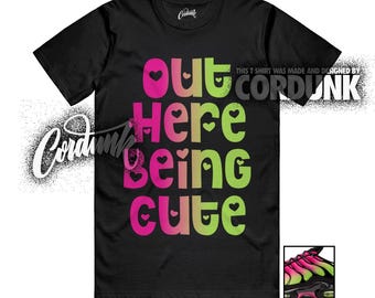 Air Max Plus Black Hyper Pink Volt Rush T Shirt Match OHBC