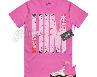 6 Awake NY Playful Pink Infrared 23 T Shirt HIMTALL