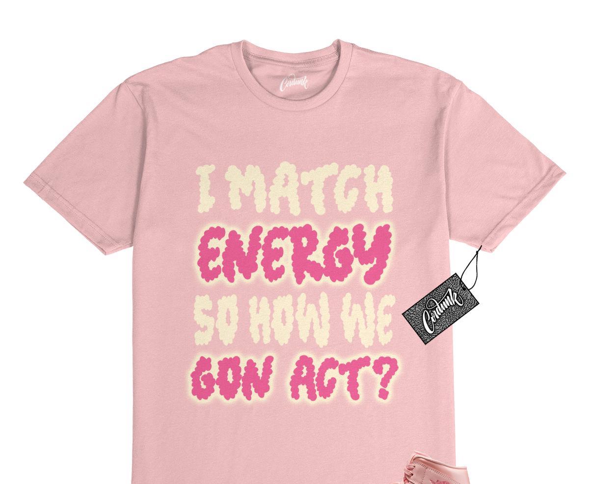 retro 3 rust pink shirt