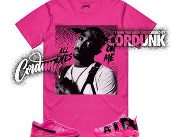 Dunk Pink Blast Black Air More Uptempo Fierce Low T Shirt Match TP