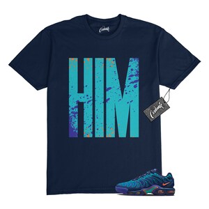 Air Max Plus Drift Midnight Navy Total Orange Dusty Cactus T Shirt Match HIM Etsy