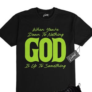Foamposite Volt Black Air One T Shirt Match UTS