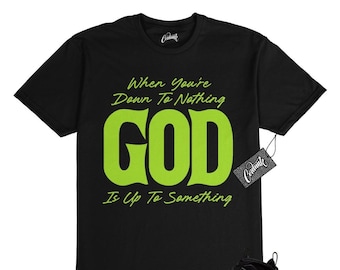 Foamposite Volt Black Air One T Shirt Match UTS