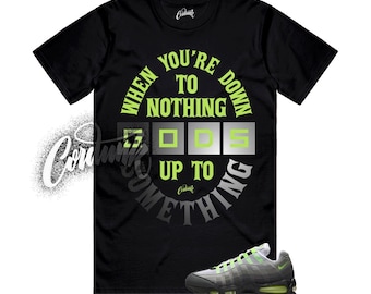 Air Max 95 Big Bubble Neon Black Yellow Cool Grey 2025 T Shirt Match DTN