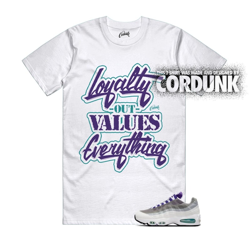Camiseta Air Max 95 Big Bubble Grape Fierce Purple Court Emerald Green Match LYLTY imagen 1