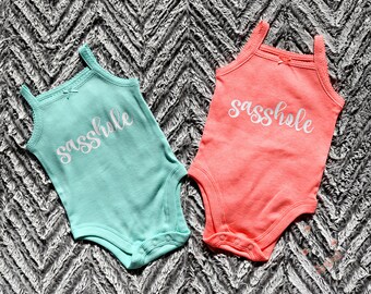 Sasshole Tank Top Onesie