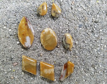 Yellow Jasper Cabochons