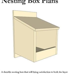 Nesting Box Plans Digital Download image 1