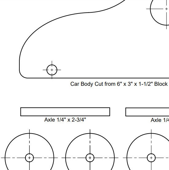 The Roadster Wooden Toy Car Pattern and Instructions PDF Etsy España