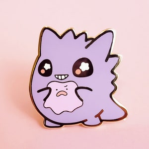 Happy Ghost Gengar Enamel Pin