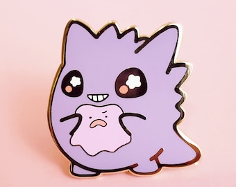 Happy Ghost Gengar Enamel Pin