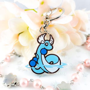 Dragonair Epoxy Acrylic Keychain Charm