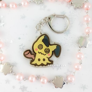 Mimikyu Epoxy Acrylic Keychain Charm