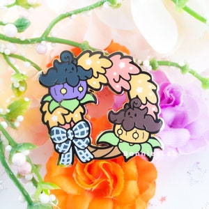 Pumpkaboo Wreath Enamel Pin