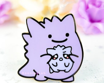 Pin esmaltado de Ditto x Gengar