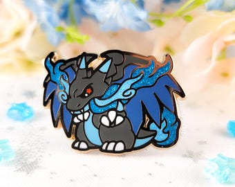 Pin de esmalte Mega Charizard X